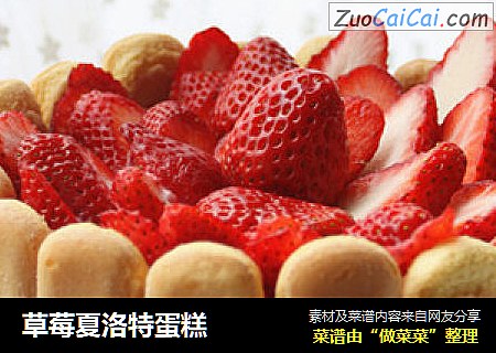 草莓夏洛特蛋糕