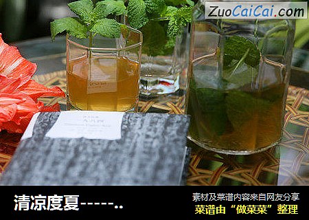 清凉度夏-----冰镇蜂蜜薄荷茶