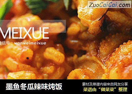 墨鱼冬瓜辣味炖饭