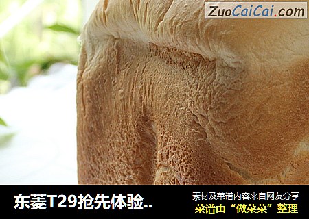东菱T29抢先体验--一键式松软面包