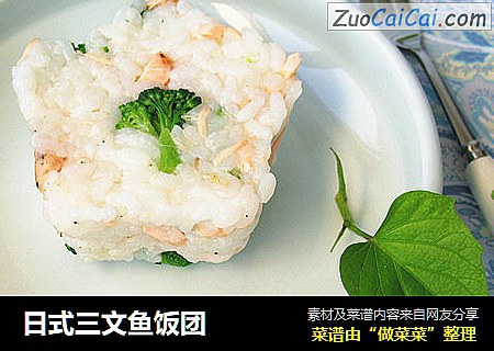 日式三文鱼饭团