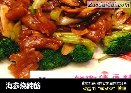 海参烧蹄筋