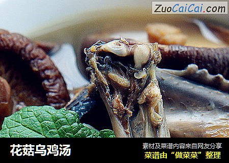 花菇乌鸡汤