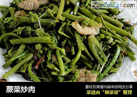蕨菜炒肉