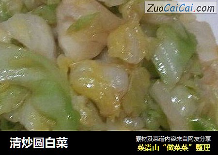 清炒圆白菜
