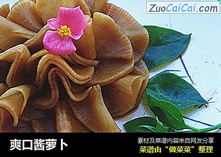 爽口酱萝卜