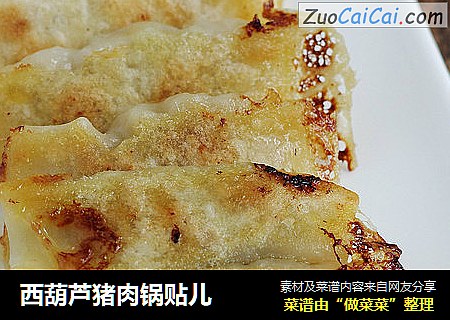西葫芦猪肉锅贴儿