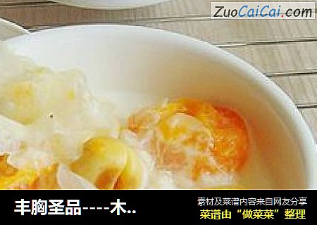 丰胸圣品----木瓜银耳炖牛奶