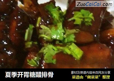 夏季开胃糖醋排骨