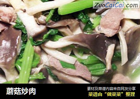 蘑菇炒肉