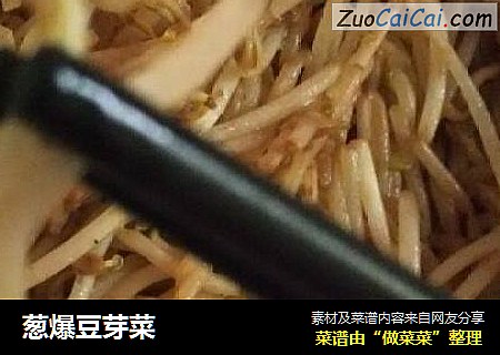 葱爆豆芽菜