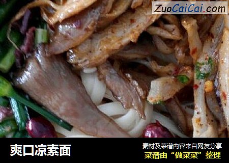 爽口凉素面