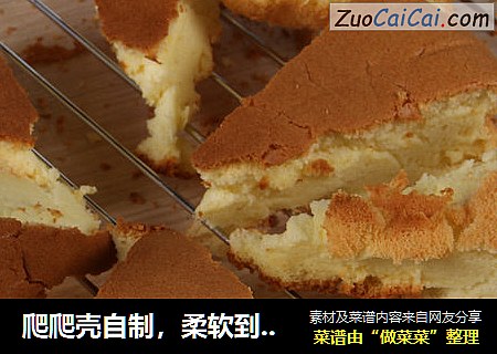 爬爬壳自制，柔软到不可思议的戚风蛋糕
