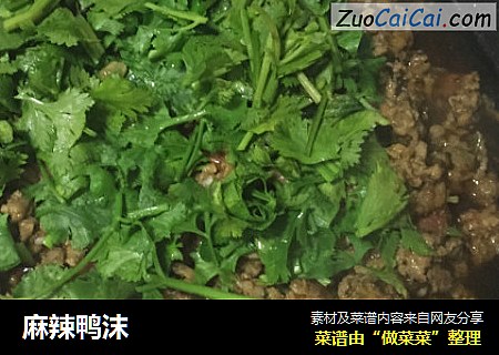 麻辣鸭沫