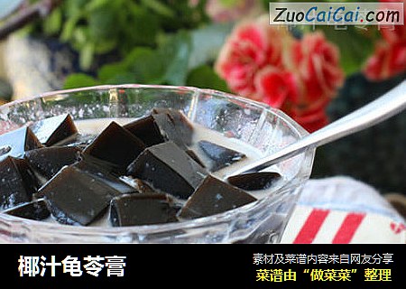 椰汁龟苓膏