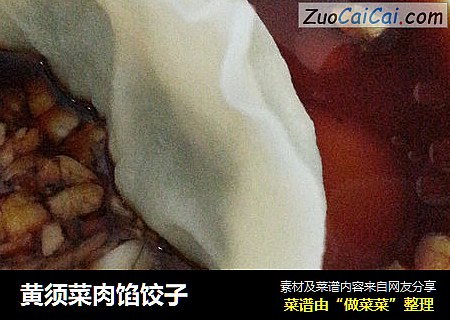 黄须菜肉馅饺子