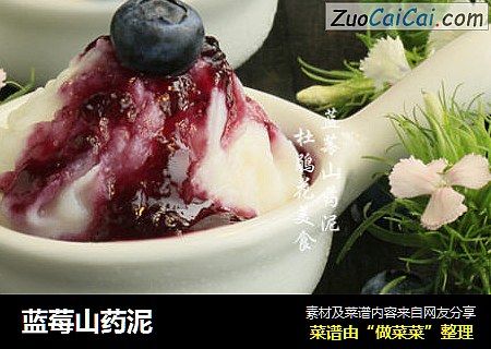 蓝莓山药泥