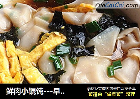 鲜肉小馄饨---早餐的好选择