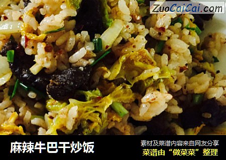 麻辣牛巴干炒饭