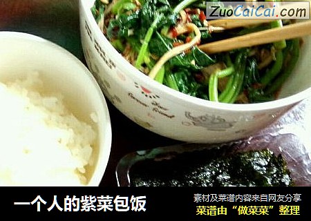 一个人的紫菜包饭