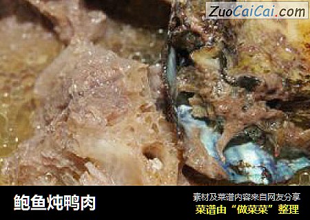 鲍鱼炖鸭肉