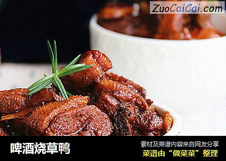 啤酒烧草鸭