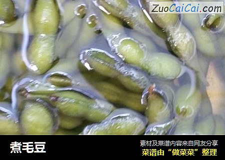 煮毛豆