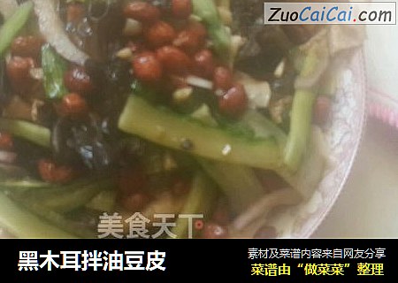 黑木耳拌油豆皮