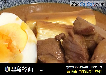 咖哩乌冬面         2人份