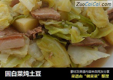 圆白菜炖土豆