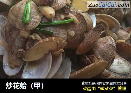 炒花蛤（甲）