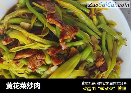 黄花菜炒肉