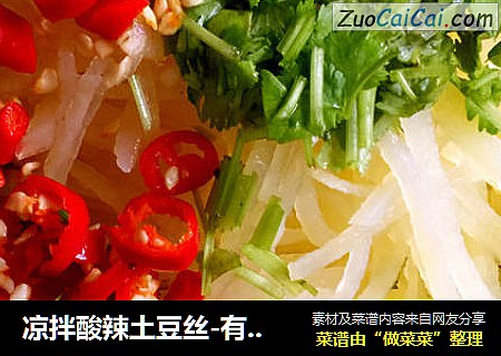 凉拌酸辣土豆丝-有点泰式清爽酸辣味