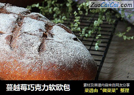 蔓越莓巧克力软欧包