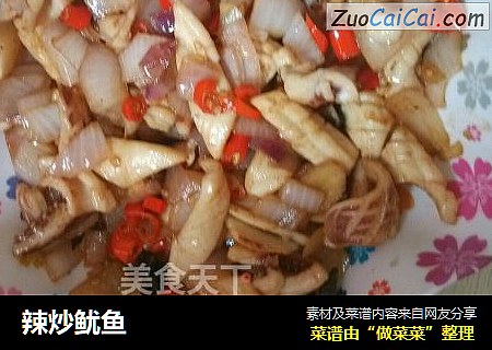 辣炒鱿鱼
