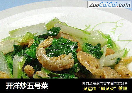 开洋炒五号菜