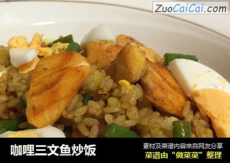 咖哩三文鱼炒饭