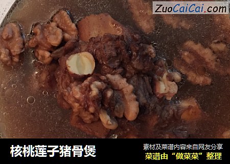 核桃莲子猪骨煲
