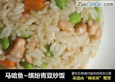 马哈鱼~缤纷青豆炒饭