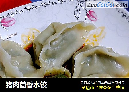 猪肉茴香水饺