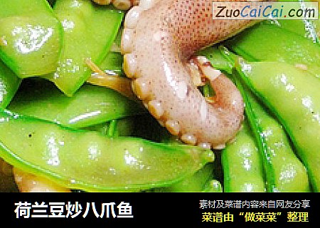 荷兰豆炒八爪鱼