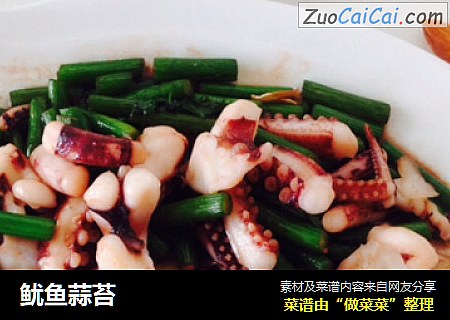 鱿鱼蒜苔