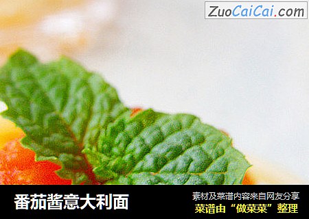 番茄酱意大利面