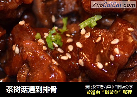 茶树菇遇到排骨