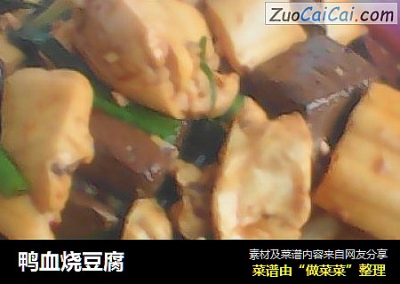 鸭血烧豆腐