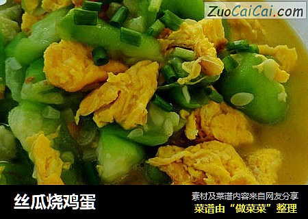 丝瓜烧鸡蛋