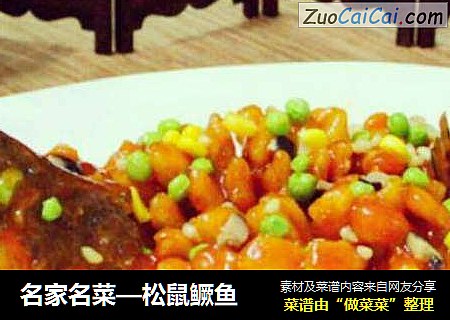 名家名菜—松鼠鳜鱼