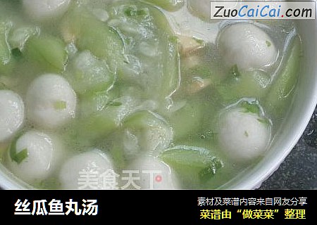 丝瓜鱼丸汤