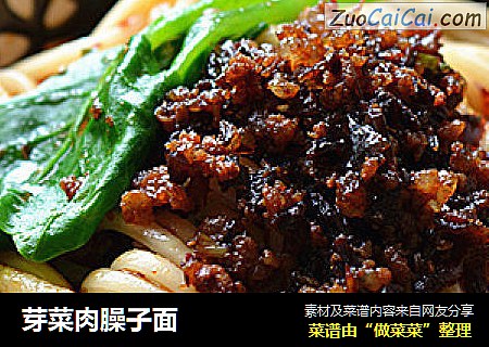 芽菜肉臊子面