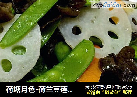 荷塘月色-荷兰豆莲藕黑木耳